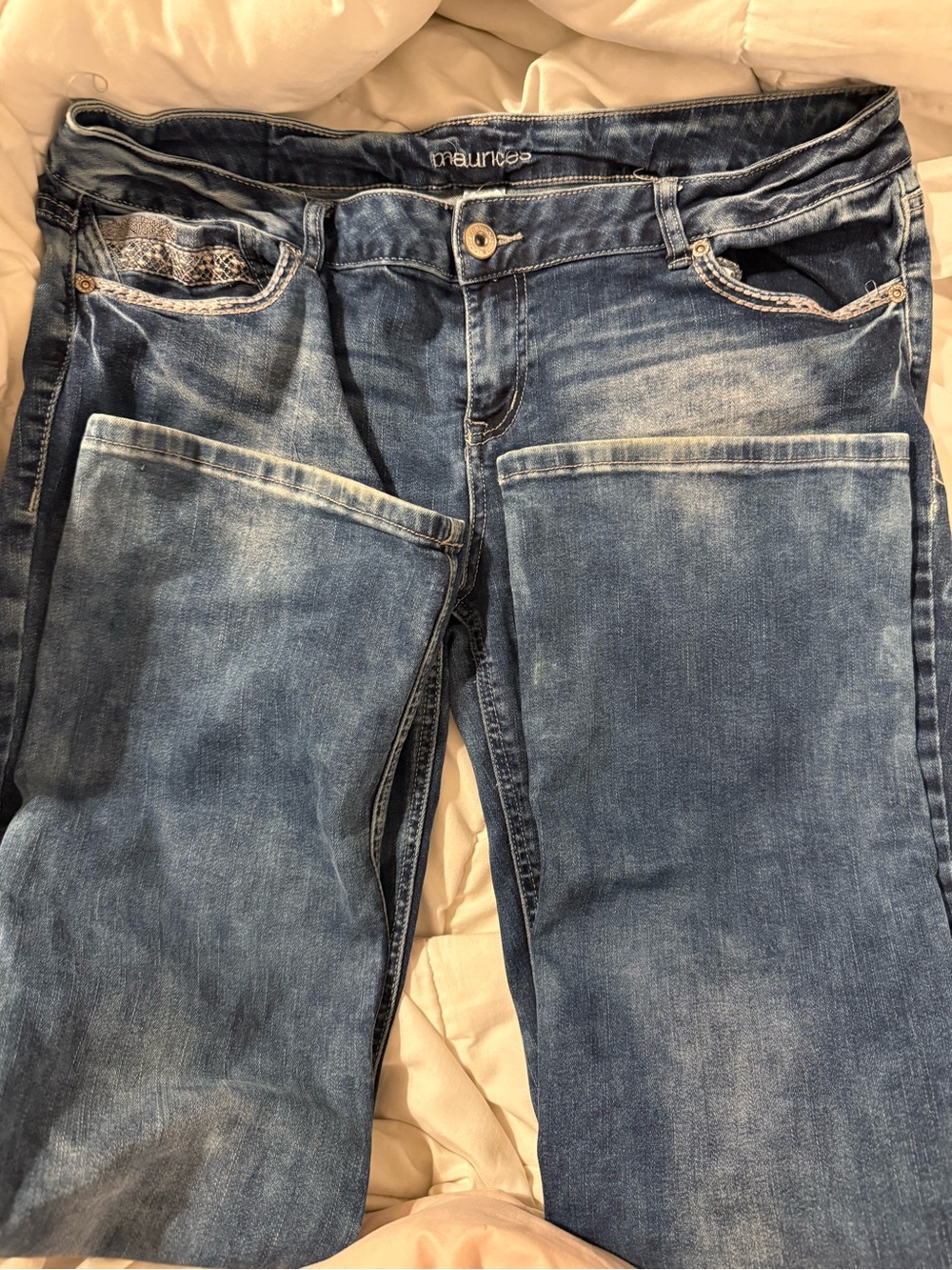Maurices Blue Women's Straight Leg Jeans